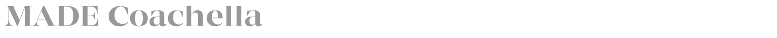 Made Coachella font preview